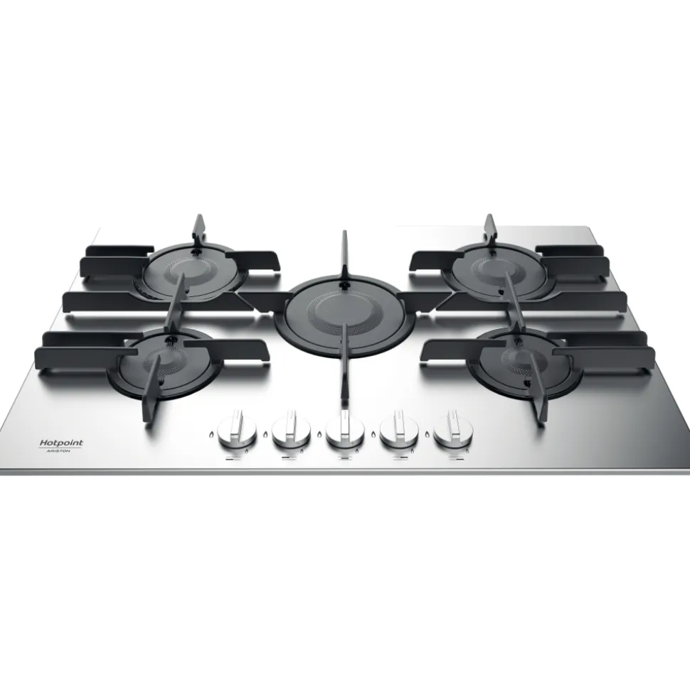 Piano cottura 5 Fuochi a Gas Hotpoint FTGHL751D/IX/HA