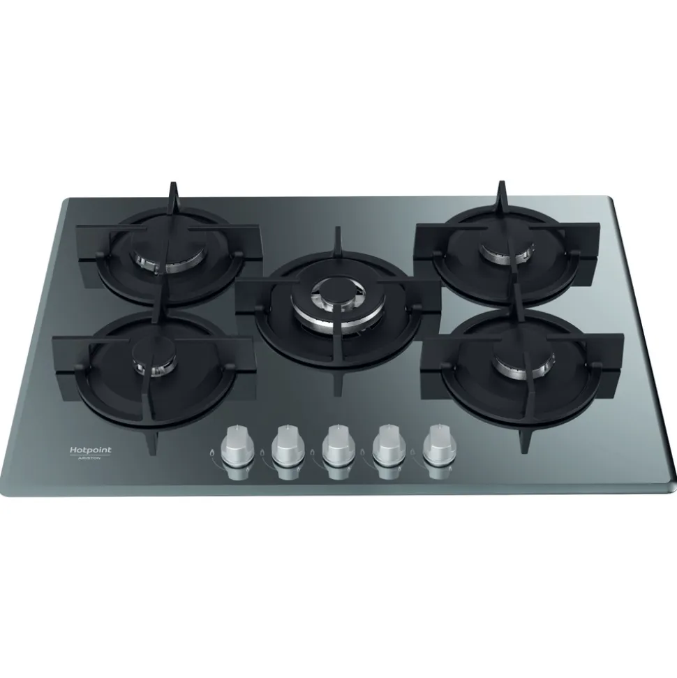 Piano cottura 5 Fuochi a Gas Hotpoint HAGD72S/MR