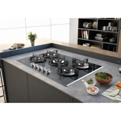 Piano cottura 5 Fuochi a Gas Hotpoint HAGD72S/MR