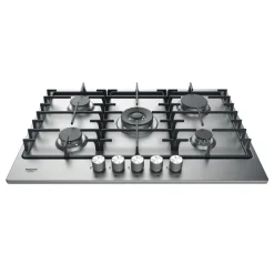 Piano cottura 5 Fuochi a Gas Hotpoint PPH75GD/IX