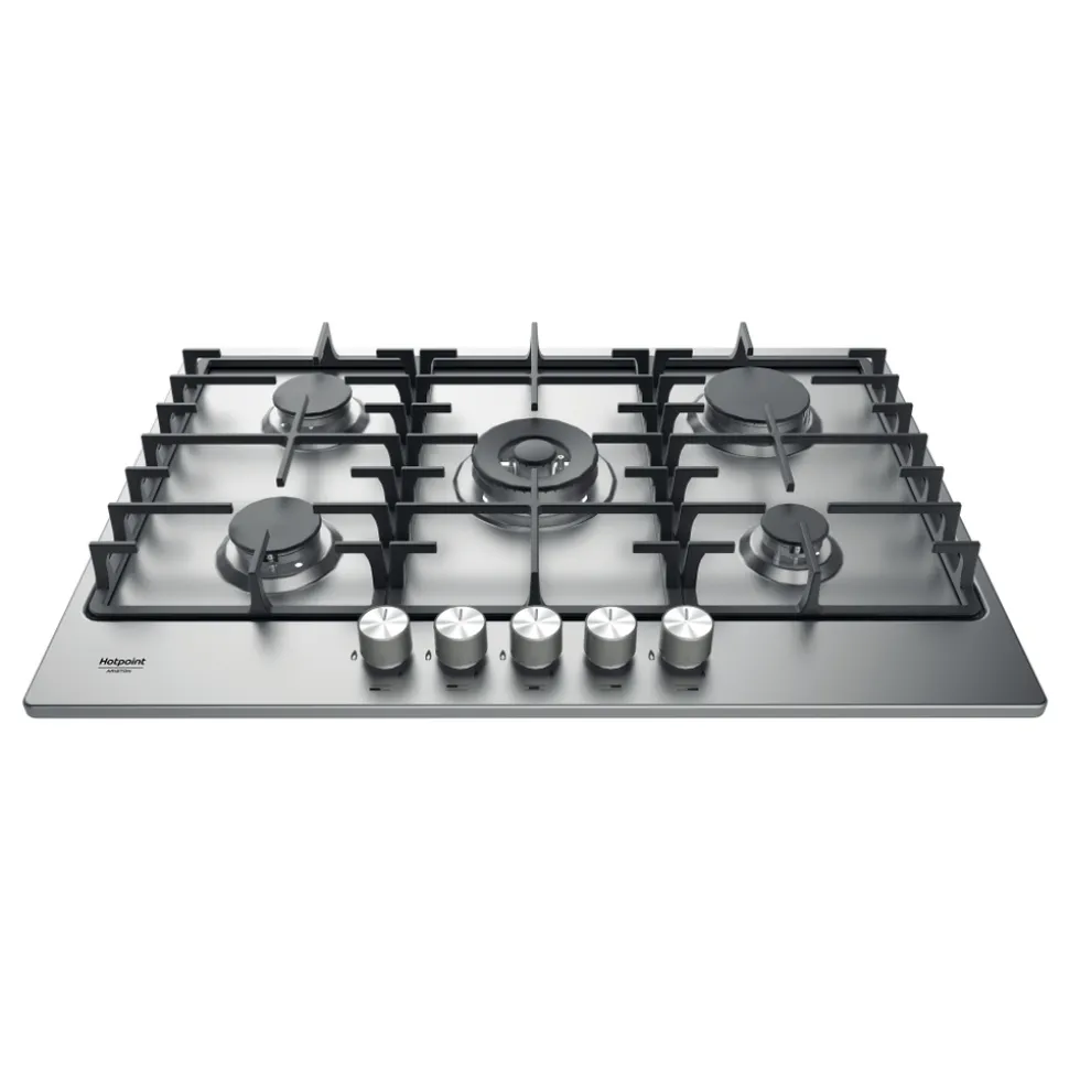 Piano cottura 5 Fuochi a Gas Hotpoint PPH75GD/IX