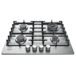 Piano cottura 4 Fuochi a Gas Hotpoint PPH60GD/IX