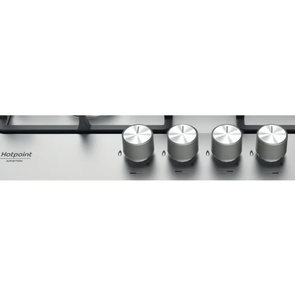 Piano cottura 4 Fuochi a Gas Hotpoint PPH60GD/IX