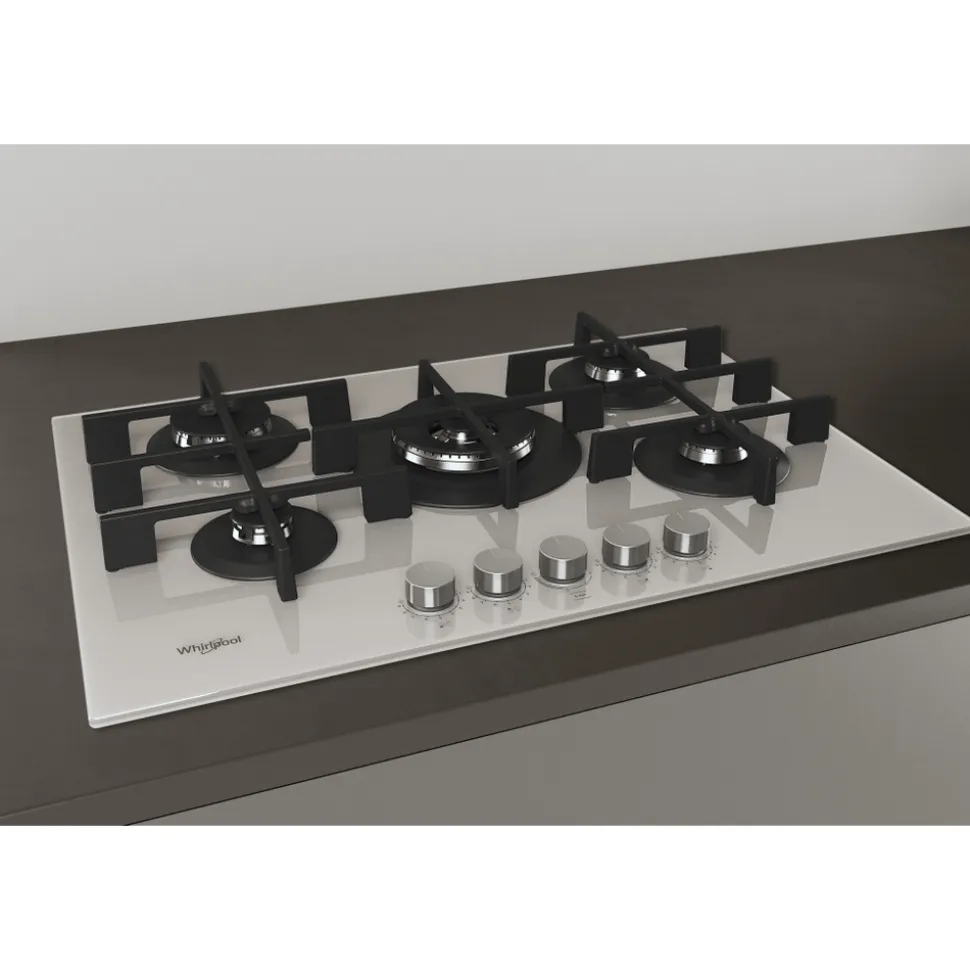 Piano cottura 5 fuochi a Gas Whirlpool GOWL758/WH
