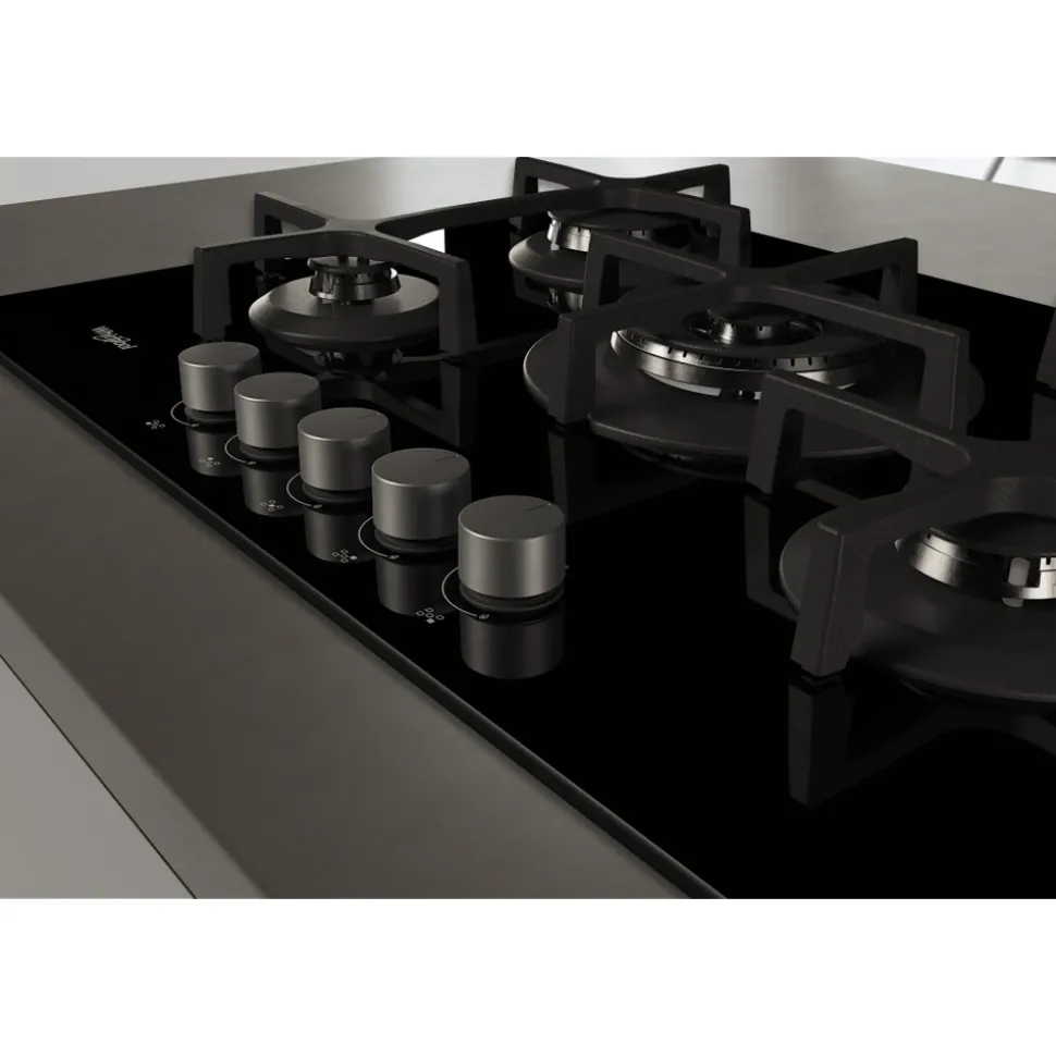 Piano cottura 5 fuochi a Gas Whirlpool GOA7523/WH