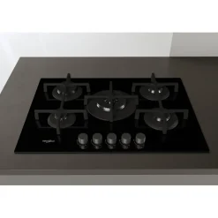 Piano cottura 5 fuochi a Gas Whirlpool GOA7523/WH