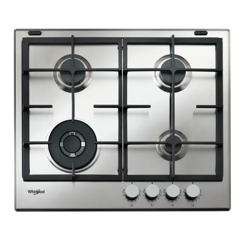 Piano cottura 4 fuochi a Gas Whirlpool GMAL6422/IXL