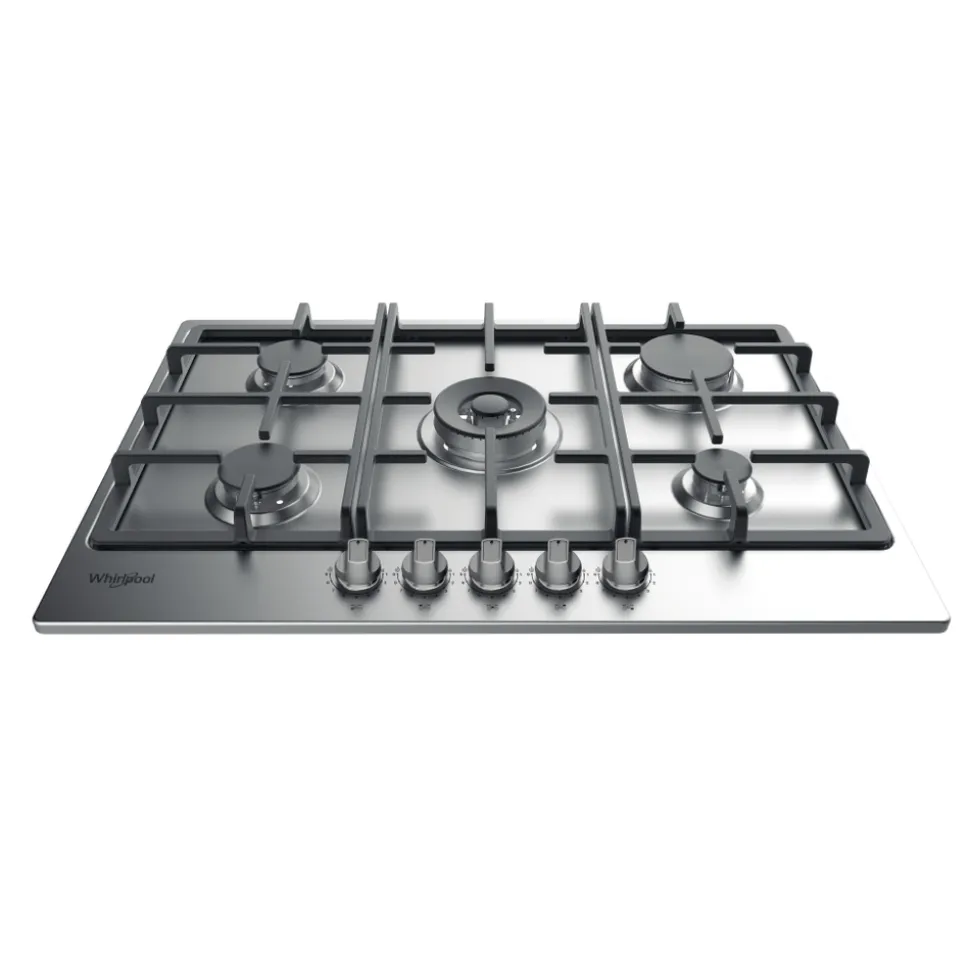 Piano cottura 5 fuochi a Gas Whirlpool TKRL761IX