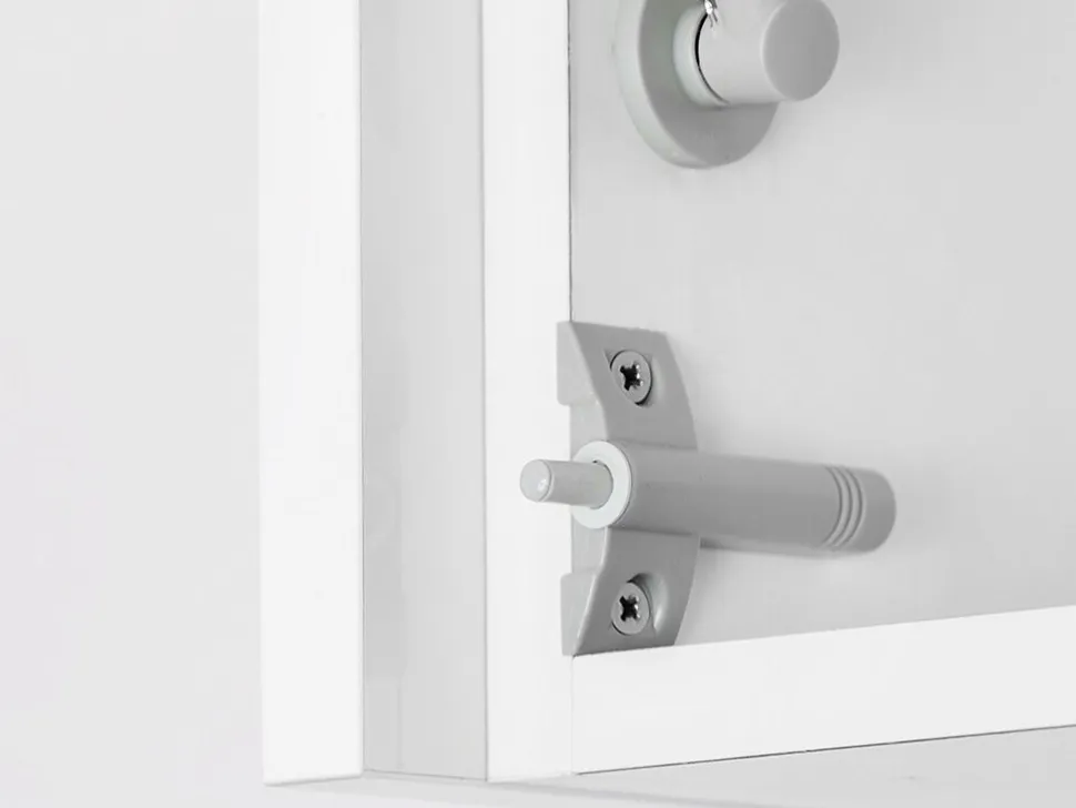 Pistoni ammortizzatori per porta a battente Minidamp 2, Chiusura soft, Tecnoplastica, Grigia