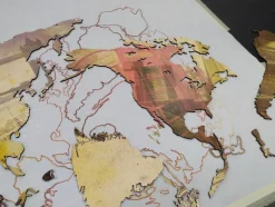 Planisfero da parete in tre misure - Londra