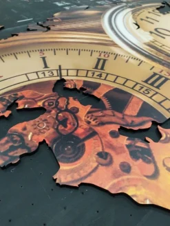 Planisfero da parete in tre misure orologi vintage