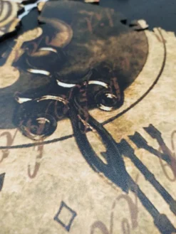 Planisfero da parete in tre misure orologi vintage