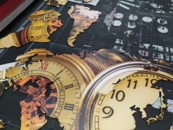 Planisfero da parete in tre misure orologi vintage