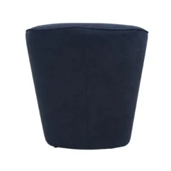 Poltrona imbottita Vanessa Night Blue in tessuto Antimacchia Blu Notte