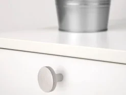 Pomolo per mobili in alluminio Uppsala diametro 30mm disponibile in 3 colori