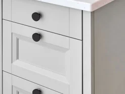 Pomolo per mobili in alluminio Uppsala diametro 30mm disponibile in 3 colori