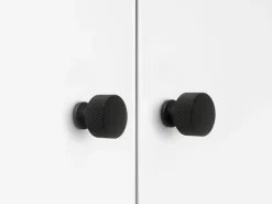 Pomolo per mobili in alluminio Argos diametro 30mm disponibile in 2 colori