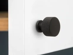 Pomolo per mobili in alluminio Argos diametro 30mm disponibile in 2 colori
