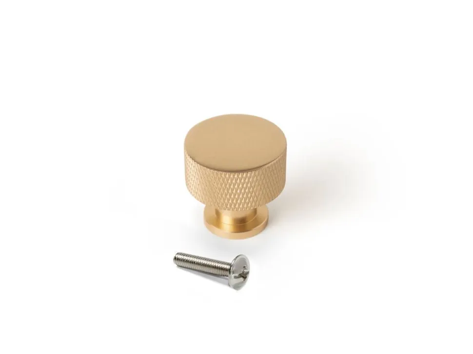 Pomolo per mobili in alluminio Argos diametro 30mm disponibile in 2 colori