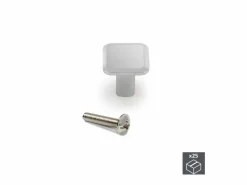 Pomolo quadrato per mobili Springfield 20x20mm