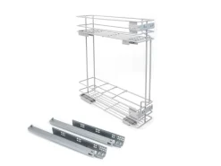 Portabottiglie laterale estraibile con chiusura soft Supra