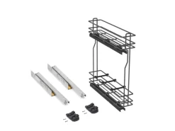 Portabottiglie laterale estraibile con chiusura soft TitaneMax disponibile in 2 misure