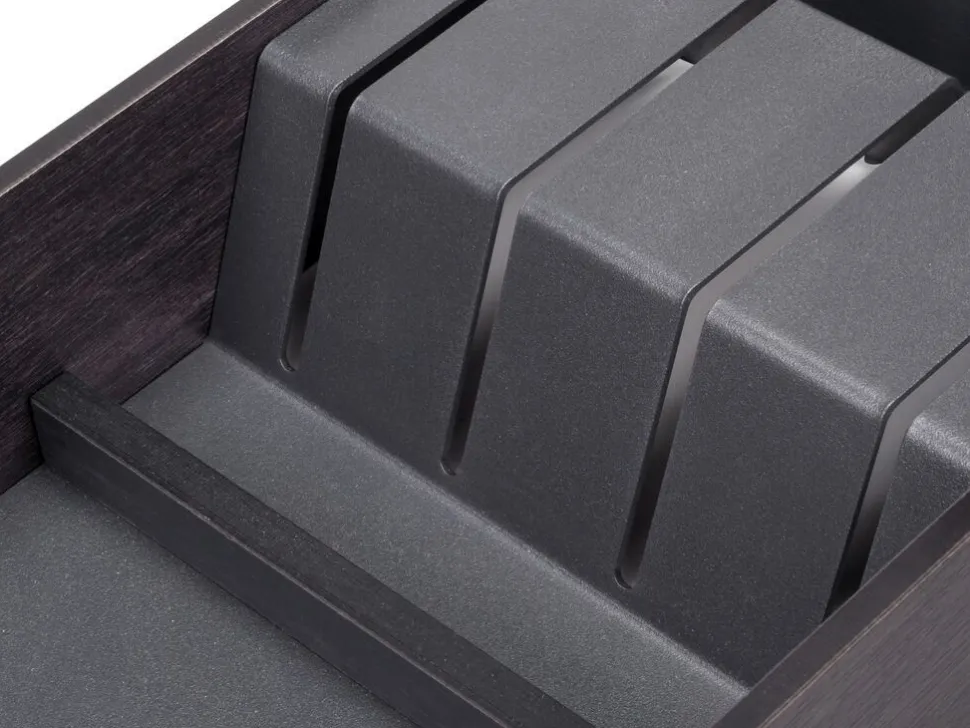 Portacoltelli per cassetto Orderbox, 150x470 mm, Acciaio e Legno, Grigio antracite
