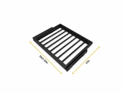 Portapantaloni regolabile con telaio di scorrimento per armadi disponibile in 2 colori e 3 misure