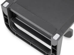 Portapiatti per cassetto Orderbox, 120x470 mm, Alluminio e Tecnoplastica, Grigio antracite