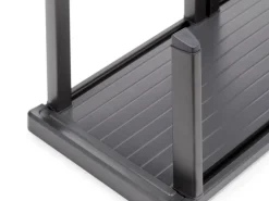 Portapiatti verticale per cassetto Orderbox, 159x468 mm, Alluminio e Tecnoplastica, Grigio antracite