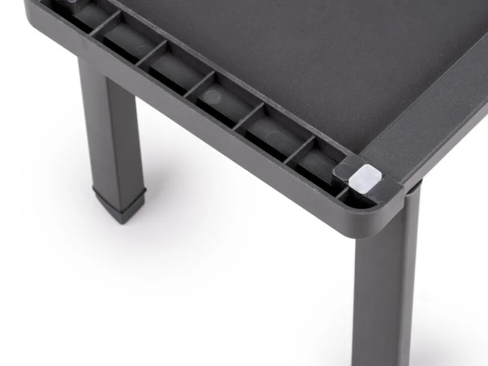 Portapiatti verticale per cassetto Orderbox, 159x468 mm, Alluminio e Tecnoplastica, Grigio antracite