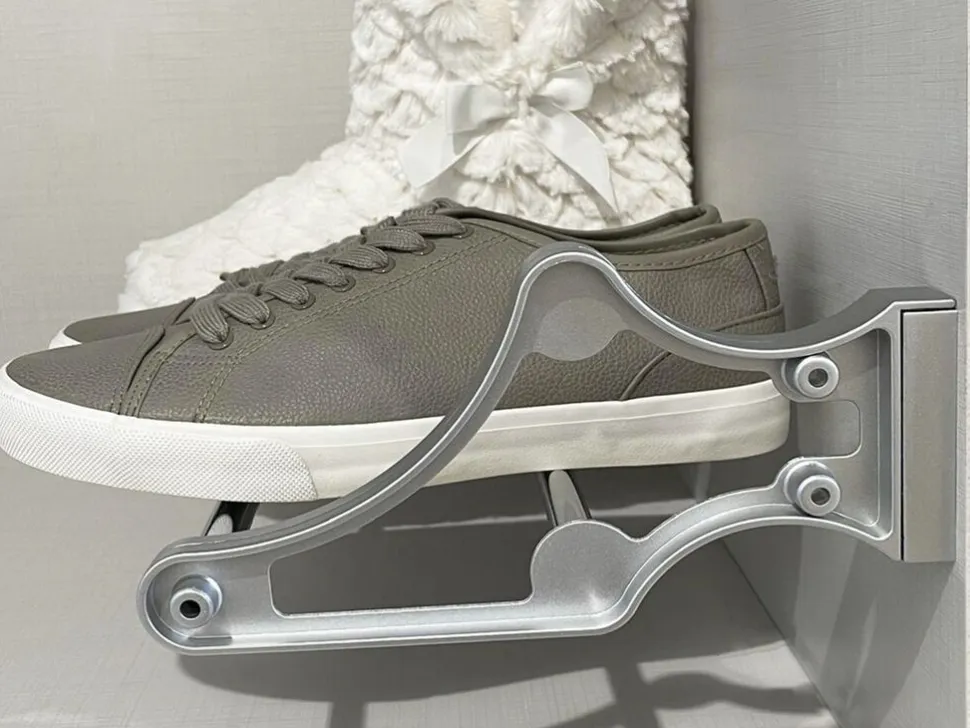 Porta scarpe Self per interno armadio in Acciaio e Tecnoplastica