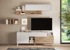 Porta Tv 2 ante e 1 cassetto linea Odessa L 180 disponibile in 4 colori
