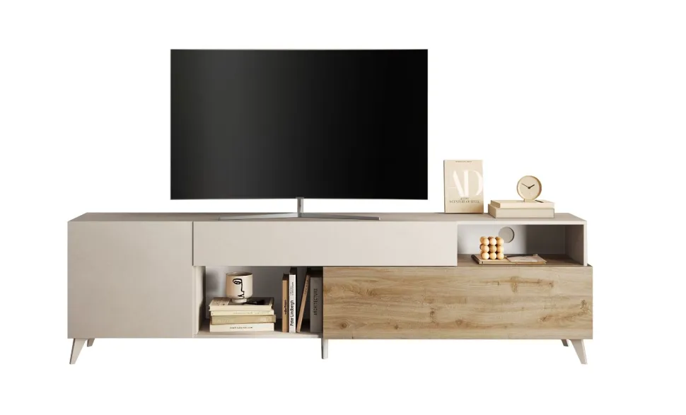 Porta Tv 2 ante e 1 cassetto linea Odessa L 180 disponibile in 4 colori