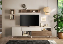 Porta Tv 2 ante e 1 cassetto linea Odessa L 240 disponibile in 4 colori