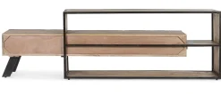 Porta Tv 3 cassetti Manchester in legno di mango