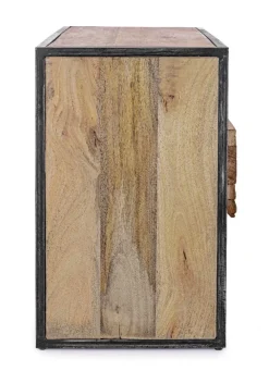 Porta Tv 2 cassetti Manchester in legno di mango