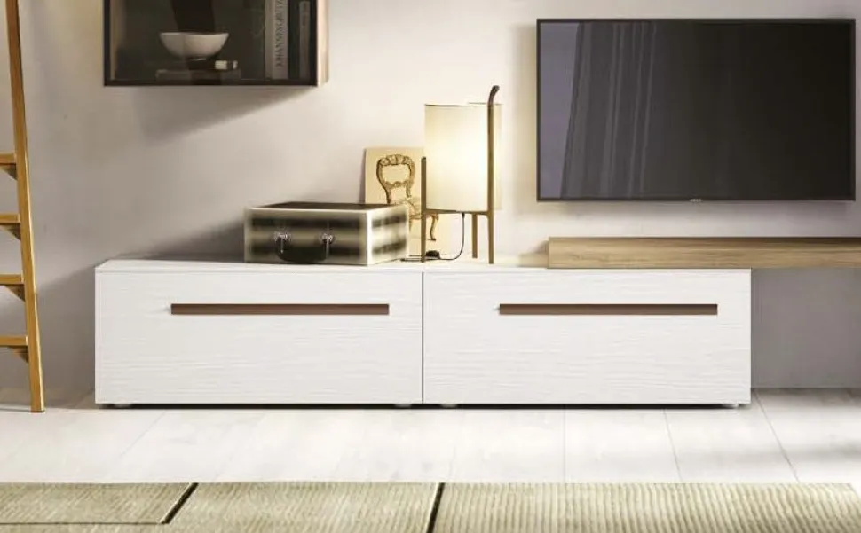 Porta TV cassettone con maniglia