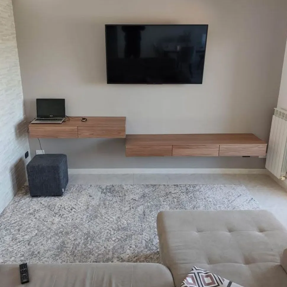 Porta tv - cassettone sospeso disponibile in diverse finiture