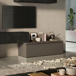 Porta Tv con cassettone e due vani interni