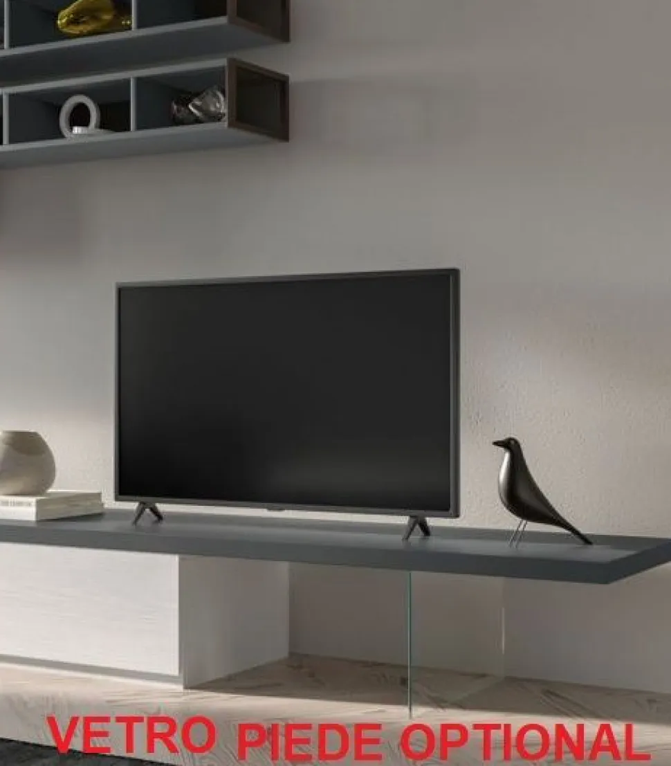 Porta TV, Mensola e Panca su Misura - 29 Colori e Cassettoni Opzionali