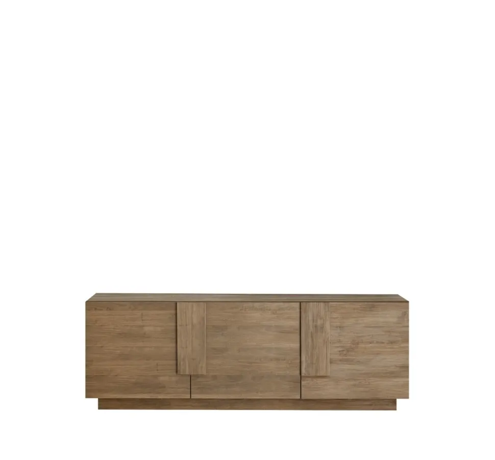 Porta Tv moderno Rovere scuro 3 ante linea Sax