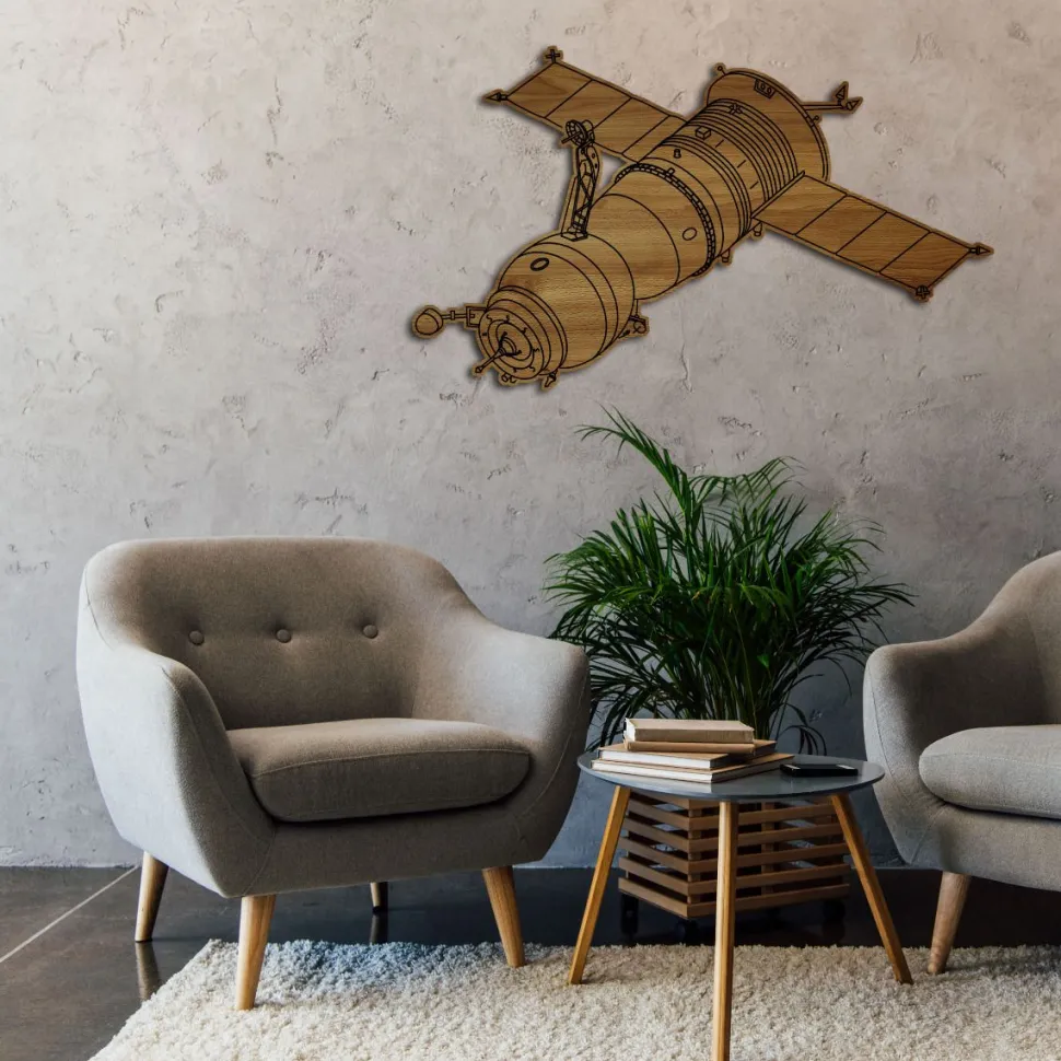 Quadro in legno Sojuz