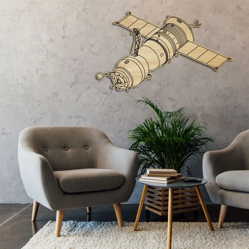 Quadro in legno Sojuz