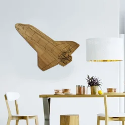 Quadro in legno space shuttle della NASA
