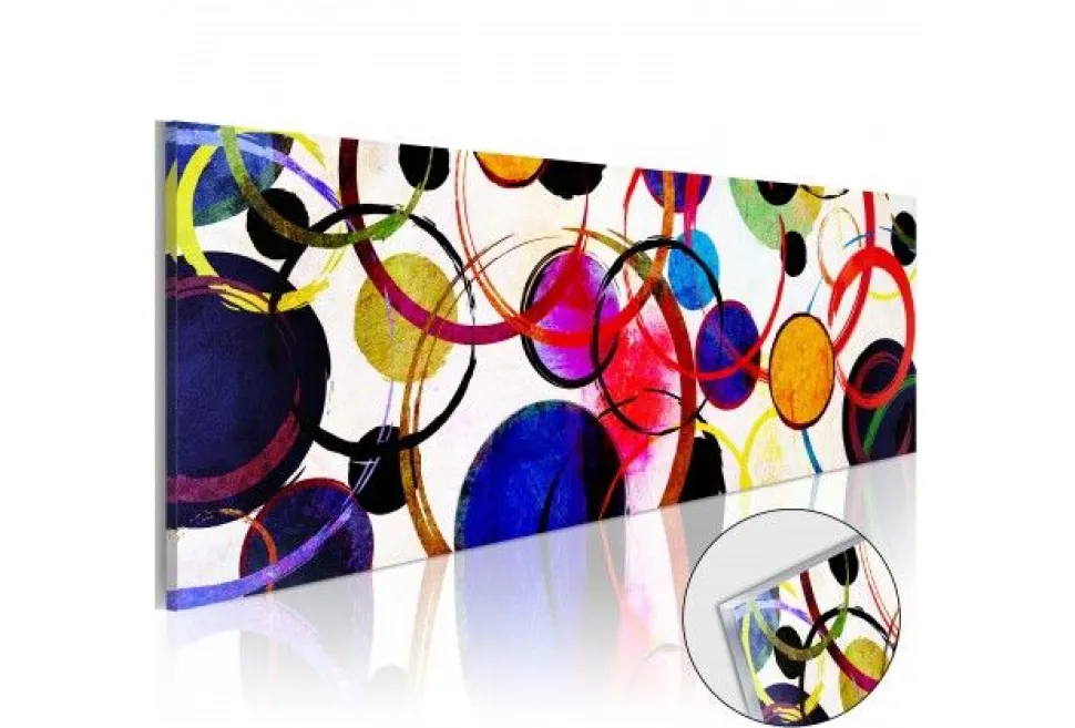 Quadro su vetro acrilico Circle