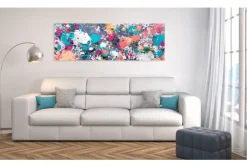 Quadro su vetro acrilico Cold Color Spots