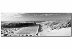 Quadro su vetro acrilico Grey Beach