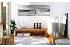 Quadro su vetro acrilico Grey Beach