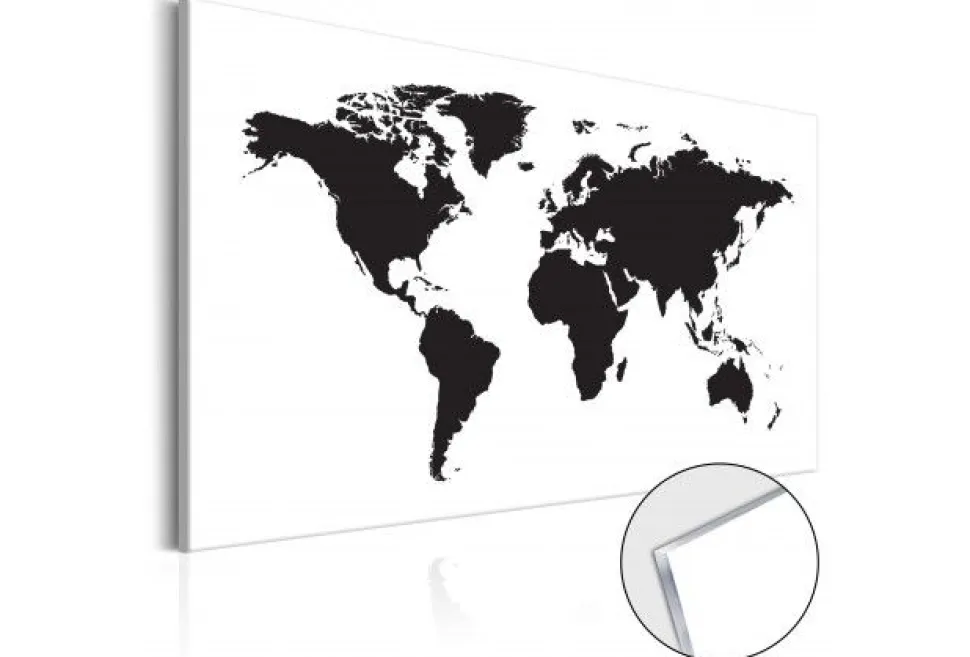 Quadro su vetro acrilico Monocrome World